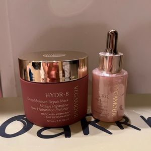 Vegamour GRO hair serum + HYDR-8 Deep Moisture Repair Mask